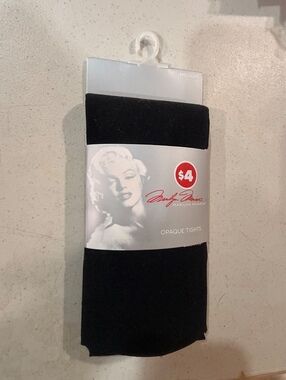 Marilyn Monroe Opaque Tights Medium Black